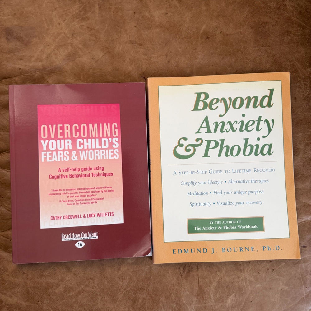 Anxiety Phobia Cognitive Behavioral Therapy Childrens Parents Workbooks